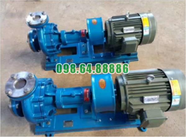 Bơm dầu nóng công nghiệp RY40-25-200 cột áp 50 m, tốc độ quay 2900 vòng/phút, công suất 4 kW, lưu lượng 10 m3/h