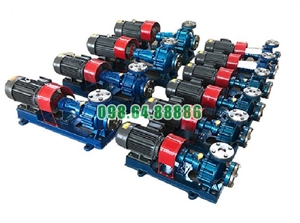 Bơm ly tâm chịu nhiệt RY100-65-200A cột áp 44 m, lưu lượng 94 m3/h, công suất 22 kW